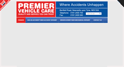 Desktop Screenshot of premiervehiclecare.co.uk